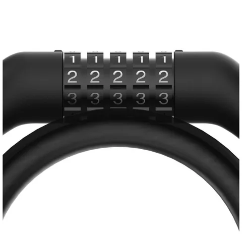 Antivol / Cadenas à Câble Xiaomi pour Trottinette Électrique - Noir