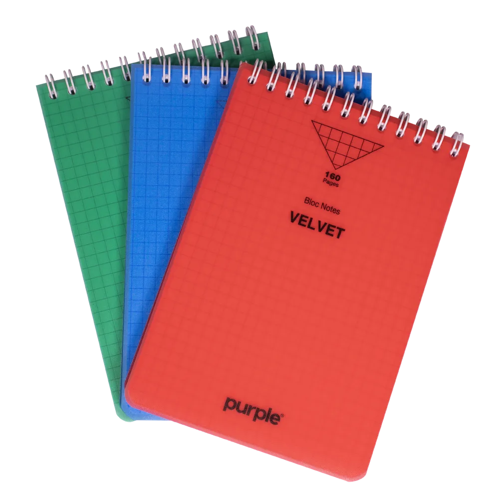 Bloc Note Wiro 100 Pages A5 VELVET
