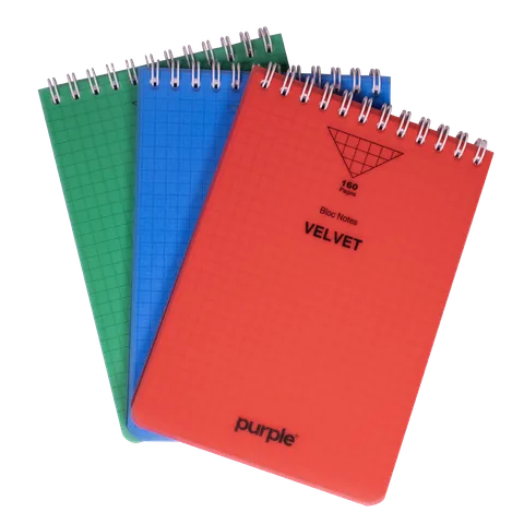 Bloc Note Wiro 100 Pages A5 VELVET