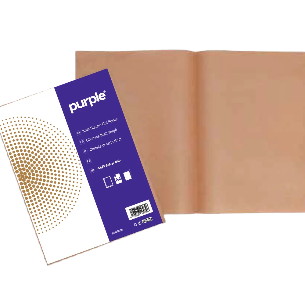 Paquet de 200 Chemise Dossier KRAFT ESSENTIAL