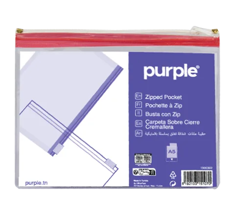 Pochettes à Zip A5