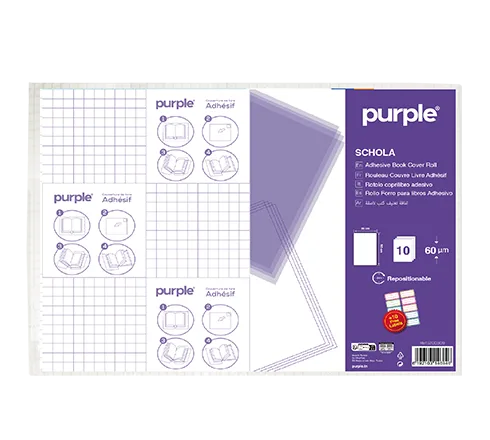Paquet de 10 Pièces Feuilles Couvre livre Adhésif + Etiquettes de noms