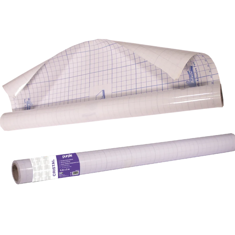 Rouleau Cristal Adhésif 0,45x2M