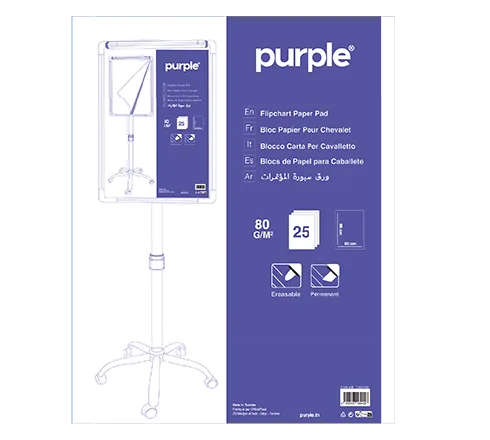 Papier Flipchart 25 Feuilles 80 Gr ESSENTIAL