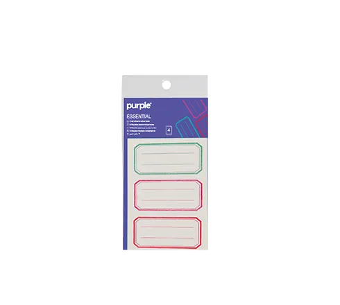 12 Étiquettes scolaires autocollantes ESSENTIAL