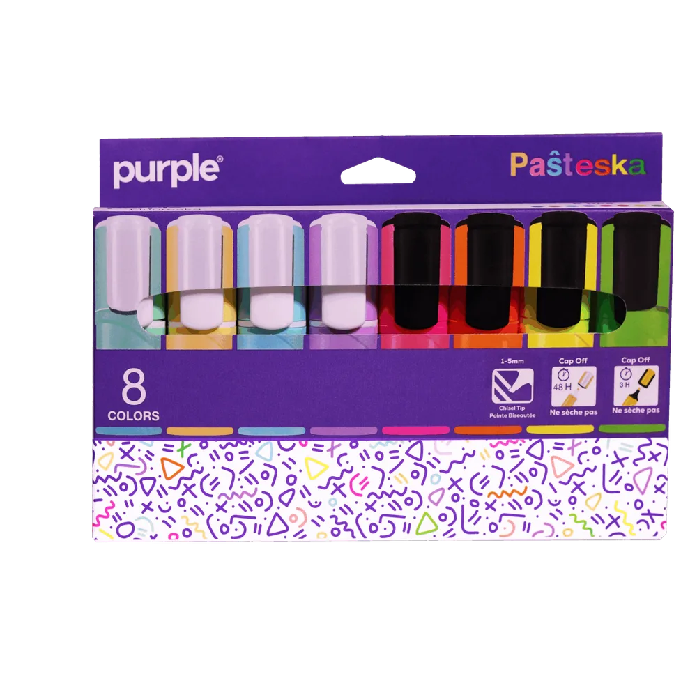 Etui 8 Surligneur PASTESKA