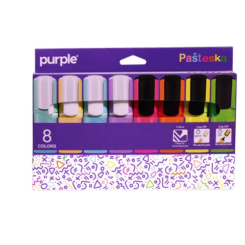Etui 8 Surligneur PASTESKA