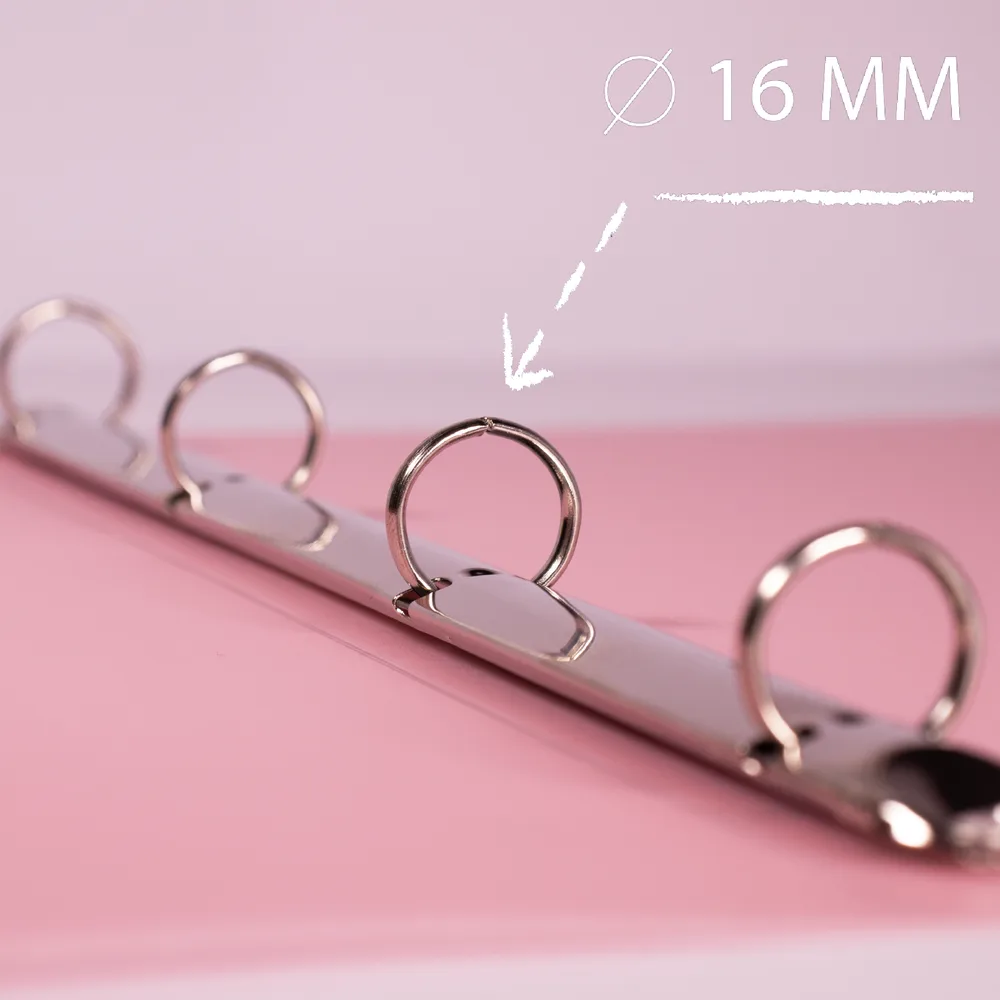 Classeur PP Souple 4 Anneaux Dos 20mm VELVET PASTEL — photo 14
