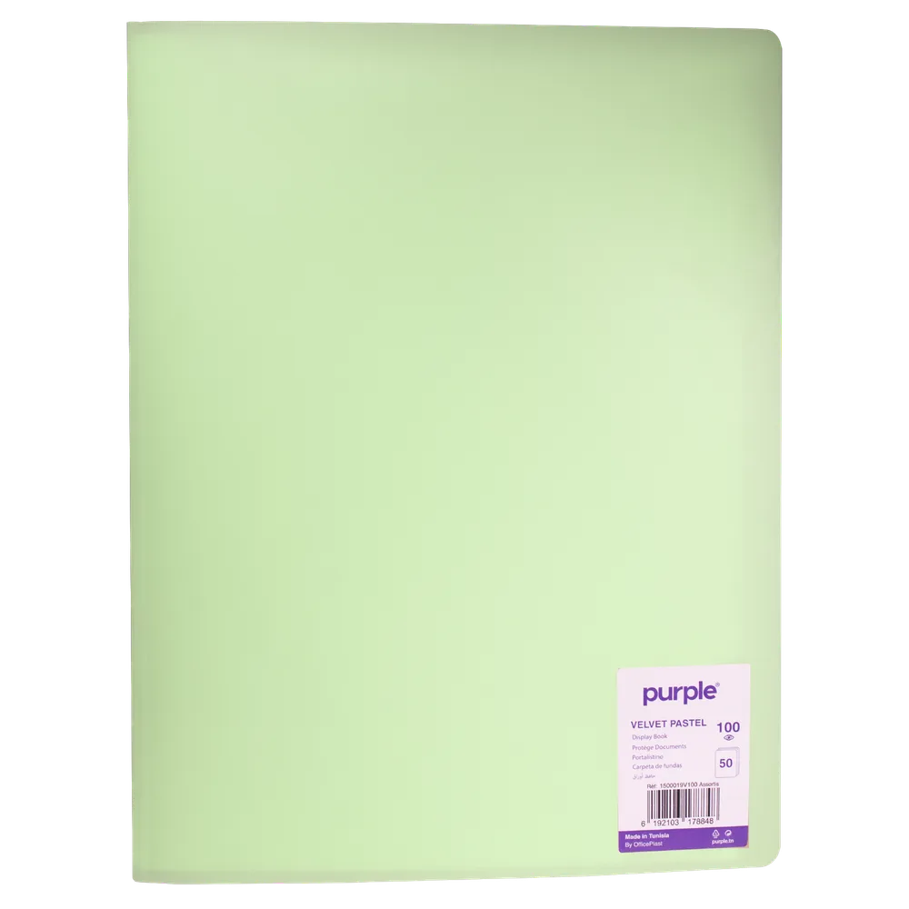 Protège Documents 100 Vues VELVET PASTEL — photo 4