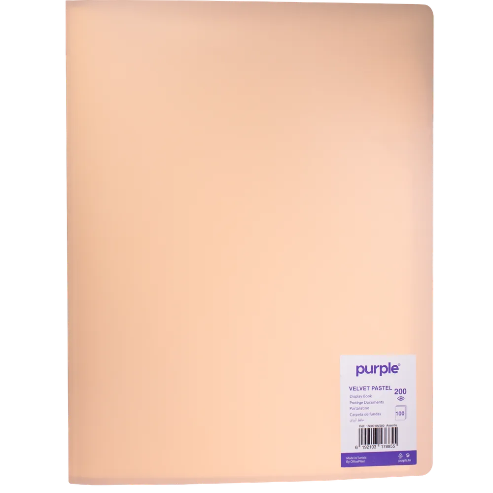 Protège Documents 200 Vues VELVET PASTEL — photo 2