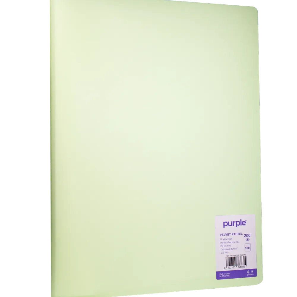 Protège Documents 200 Vues VELVET PASTEL — photo 5