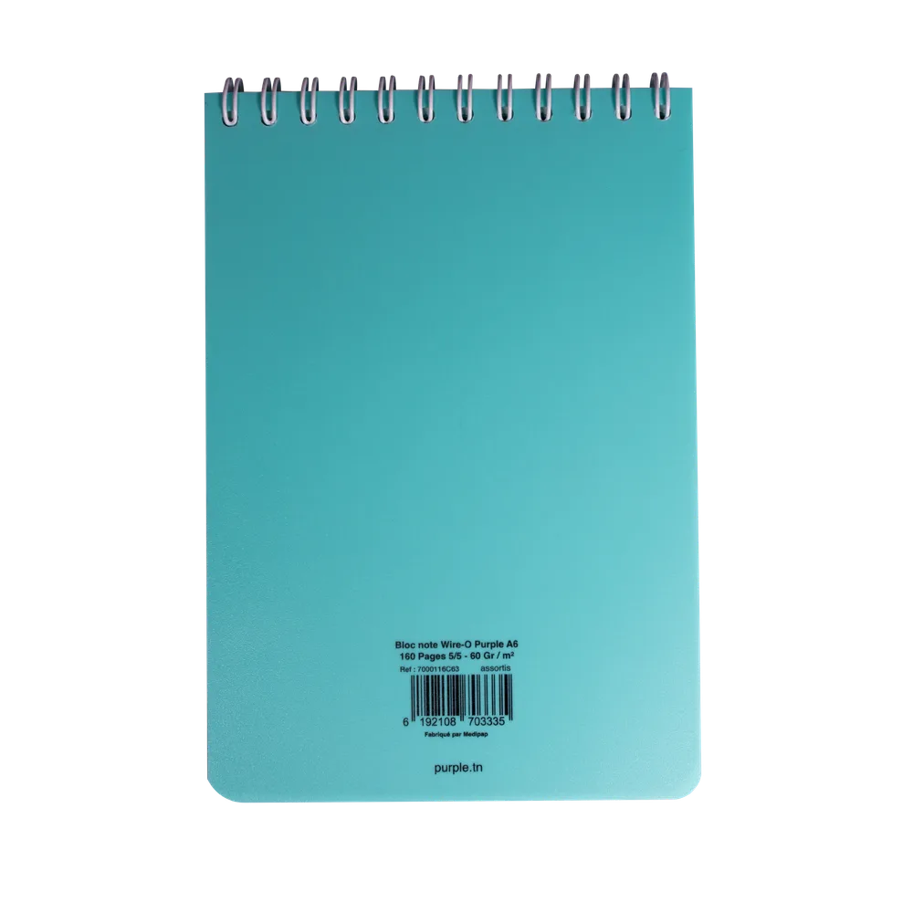 Bloc Note Wiro 160 Pages A7 PASTEL — photo 5
