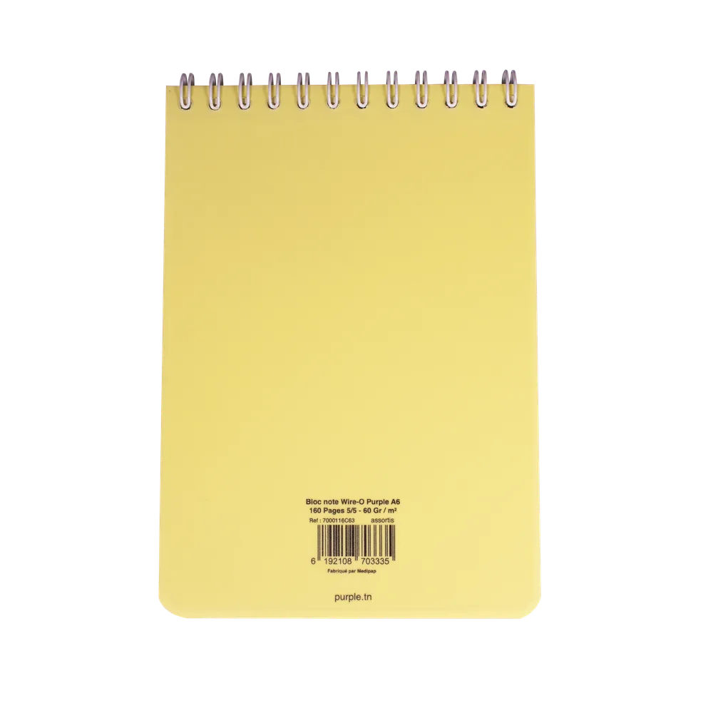 Bloc Note Wiro 160 Pages A7 PASTEL — photo 9