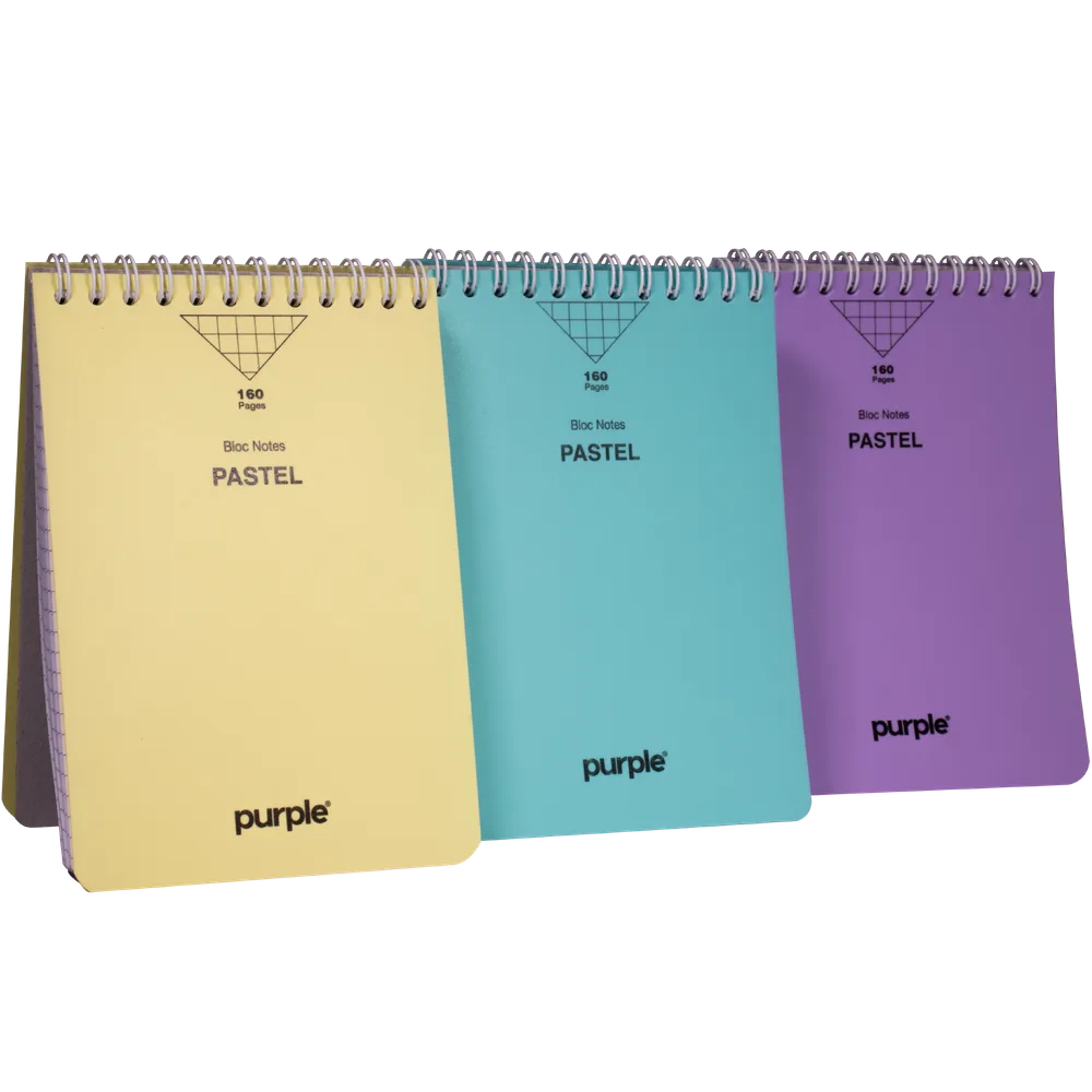 Bloc Note Wiro 160 Pages A7 PASTEL — photo 14