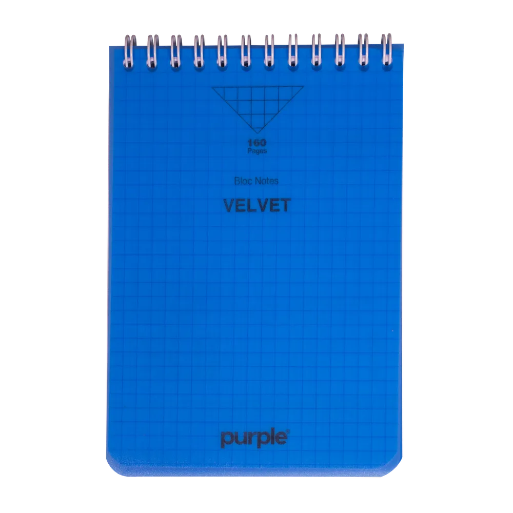 Bloc Note Wiro 160 Pages A7 VELVET