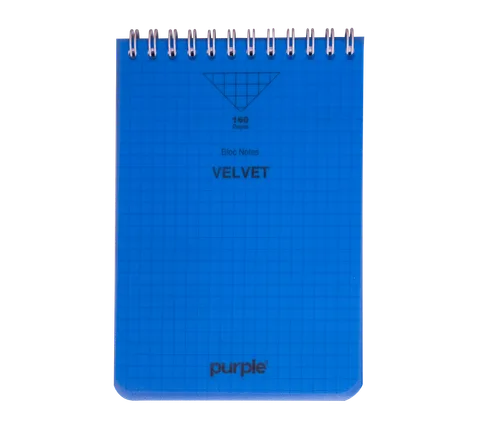 Bloc Note Wiro 160 Pages A7 VELVET