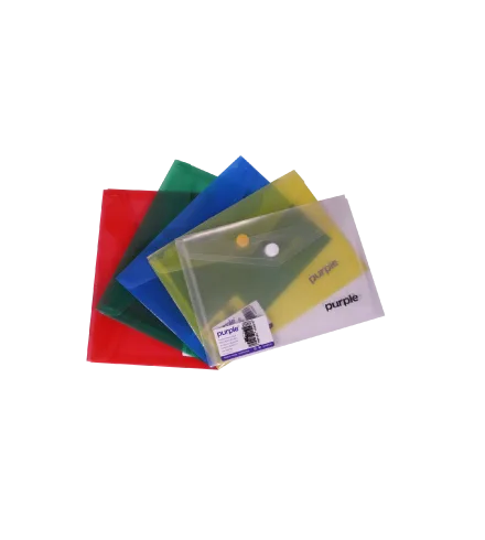 Pochette à bouton PP Translucide A6 COLORPROTECT