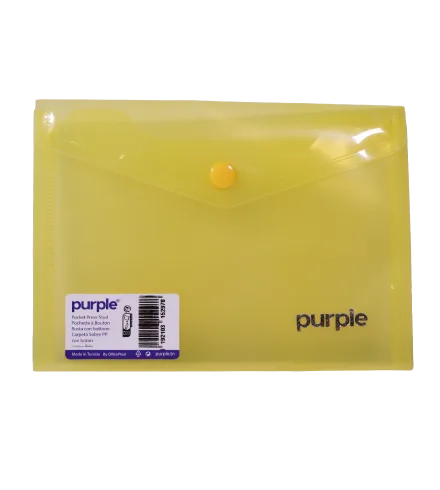 Pochette à bouton PP Translucide A6 COLORPROTECT — photo 4