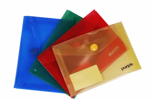 Pochette à bouton PP Translucide A7 COLORPROTECT