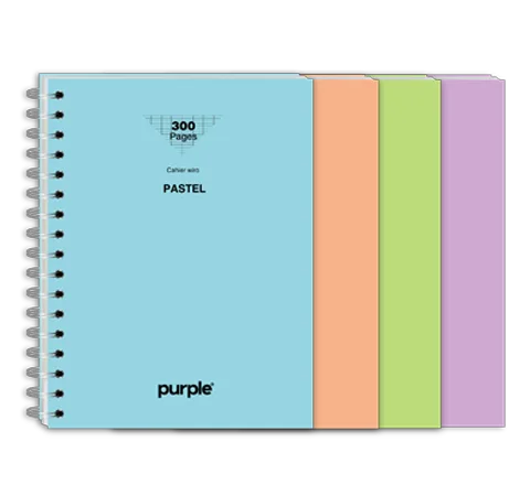 Cahier Wire-O A4 NEU PASTEL 200 Pages