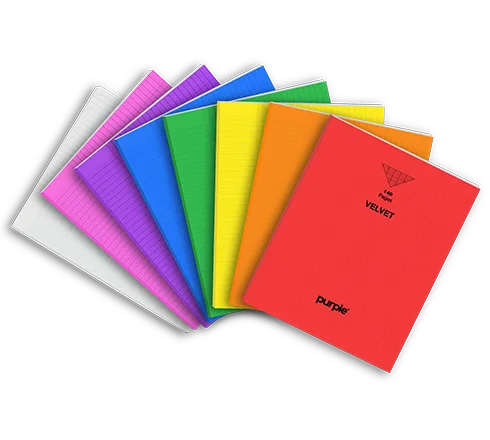 Cahier Piqué A4 en PP VELVET 140 Pages