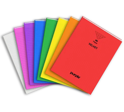 Cahier Piqué 24x32 en PP VELVET 96 Pages