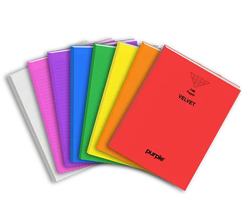 Cahier Piqué 24x32 en PP VELVET 140 Pages