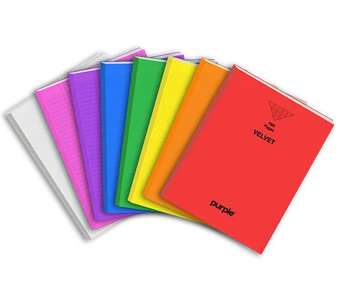 Cahier Piqué 24x32 en PP VELVET 192 Pages