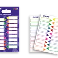 36 Étiquettes scolaire autocollantes Schola V
