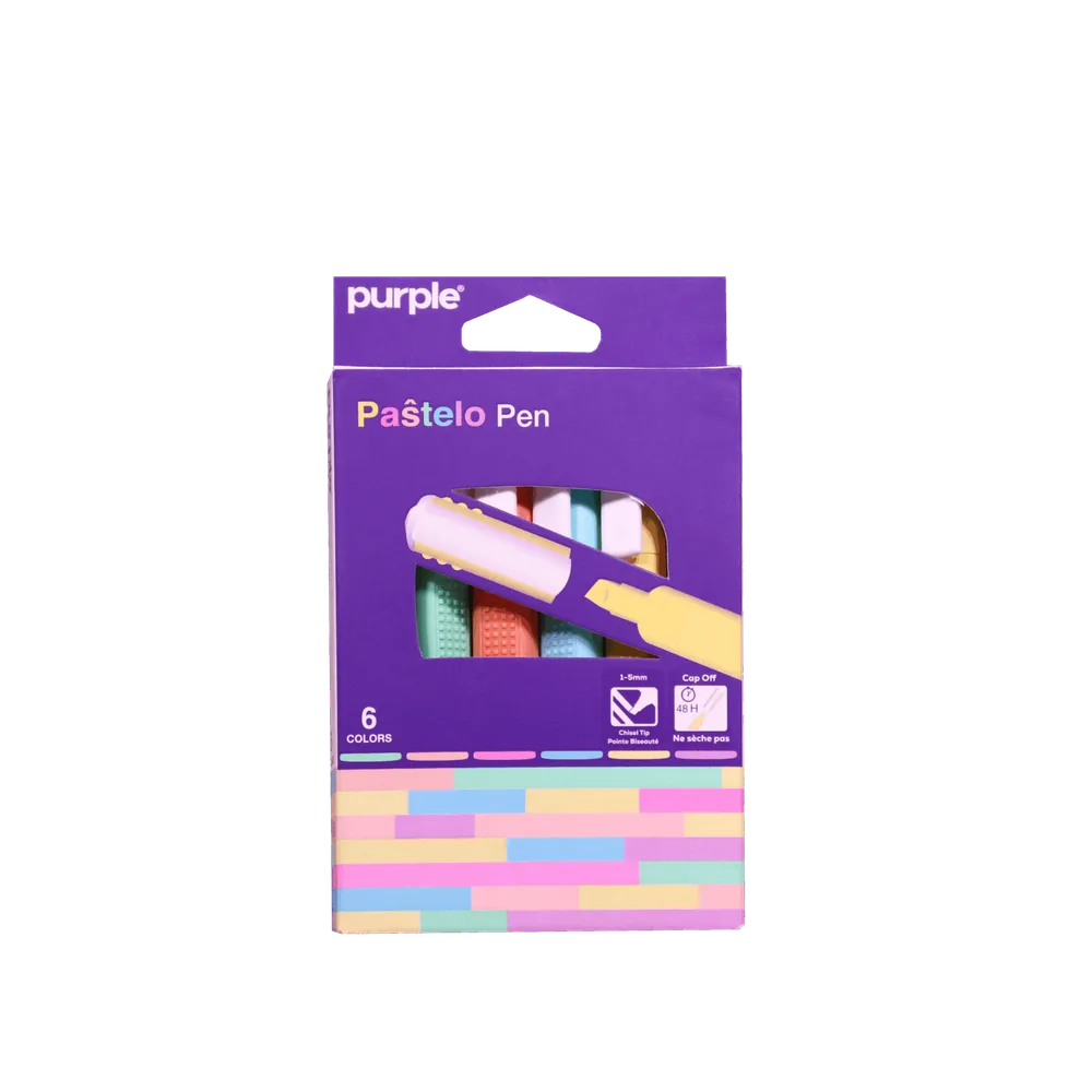 Etui 6 Surligneurs PASTELO PEN