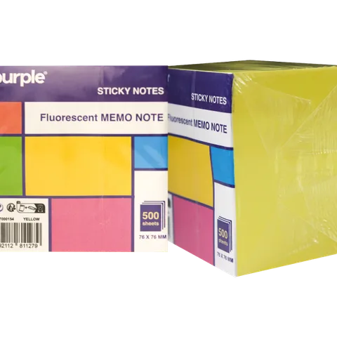 Sticky Note 500 Memo Note Fluorescent Jaune