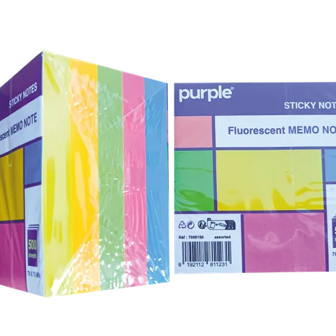 Sticky Note 500 Memo Note Fluorescent