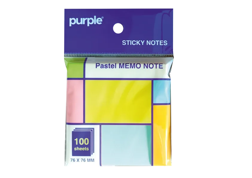 Sticky Note 100 Memo Note Pastel 76*76mm