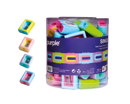 Boite 48 Tailles Crayons Plastique 1 Trou SINUS