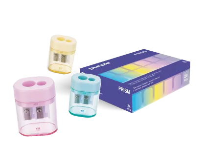Boite 24 Tailles Crayons Plastique 2 Trou PRISM