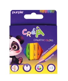 Etui Crayons Couleurs 12/9 hexagonales Créa Créativ