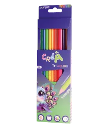 Etui Crayons Couleurs 12/18 Triangle Créa Créativ