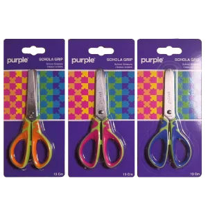 Blister Ciseaux scolaire 13 cm SCHOLA GRIP