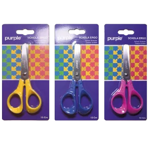 Blister Ciseaux scolaire 13 cm SCHOLA ERGO