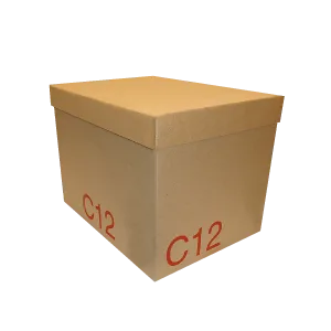 Demi Caisse C12 Double Ondulation 400*300*300mm + Couvercle