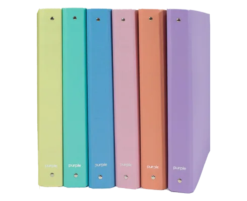 Classeur Rigide 4 Anneaux Dos 40 mm PASTEL
