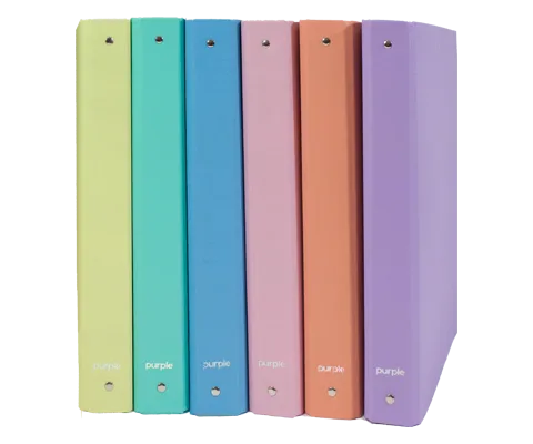 Classeur Rigide 4 Anneaux Dos 40 mm PASTEL