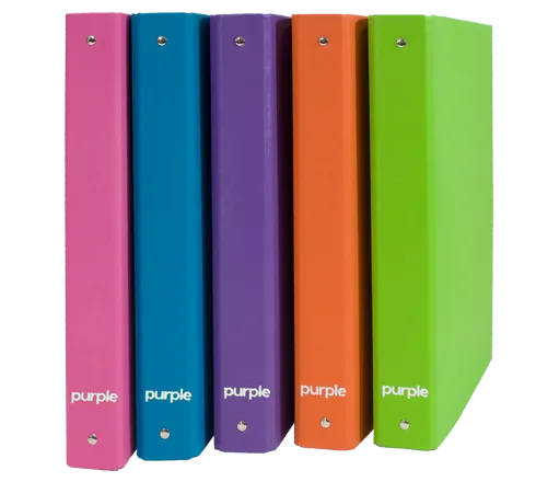 Classeur Rigide 4 Anneaux Dos 40 mm COLORFUN