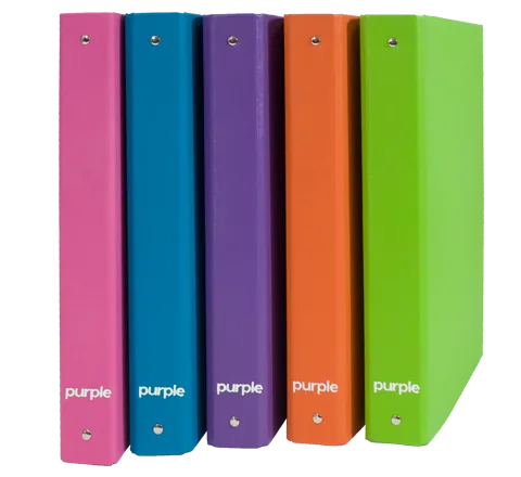 Classeur Rigide 4 Anneaux Dos 40 mm COLORFUN