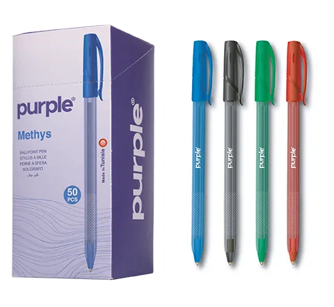 Boite 50 Stylos à Bille Pointe 1,0 mm METHYS