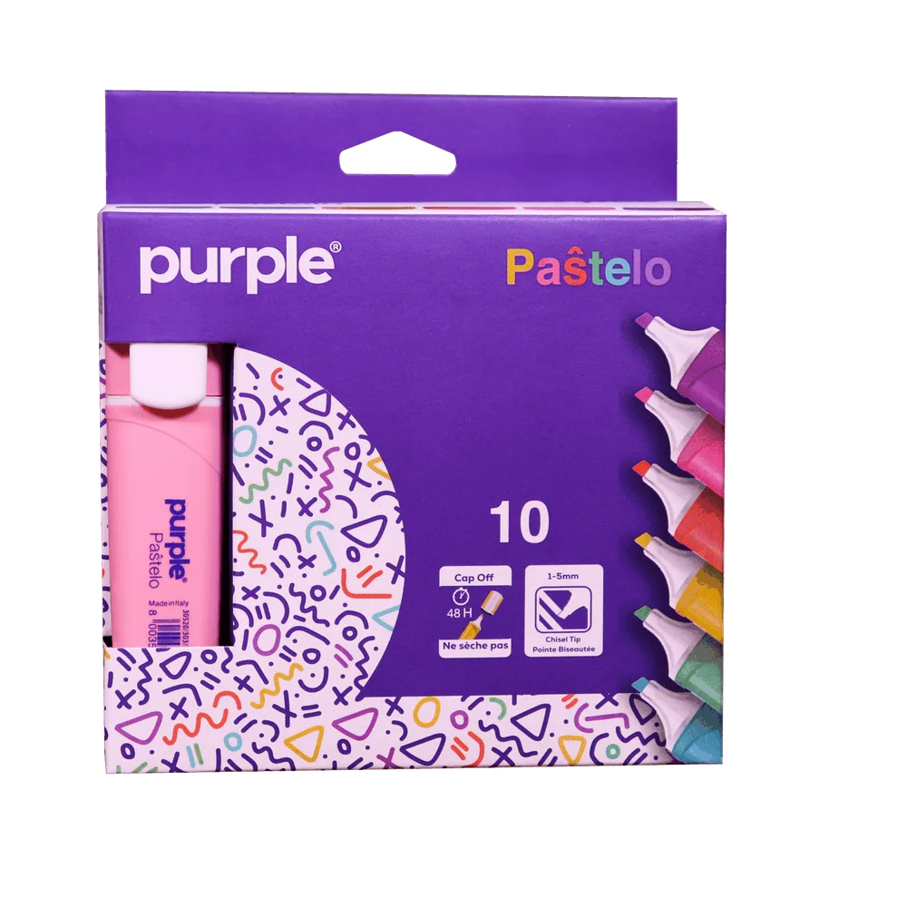 Boite 10 Surligneur PASTELO