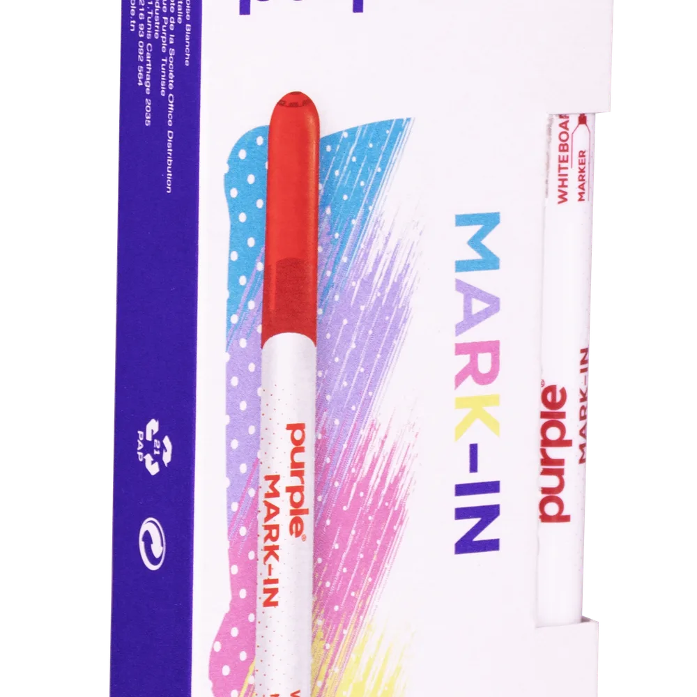 Boite 12 Marqueurs Ardoise MARK-IN — photo 3