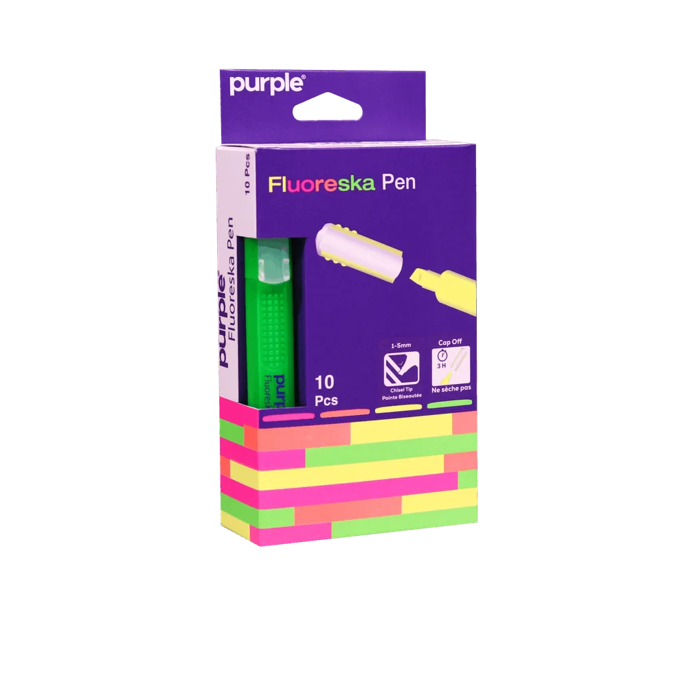 Boite 10 Surligneur FLUORESKA PEN