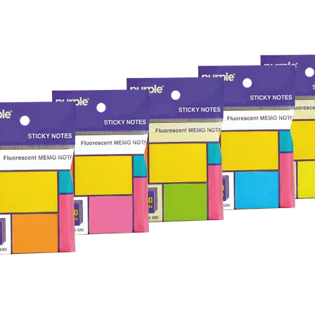 Sticky Note 100 feuilles 76*76mm Memo Note Fluorescent