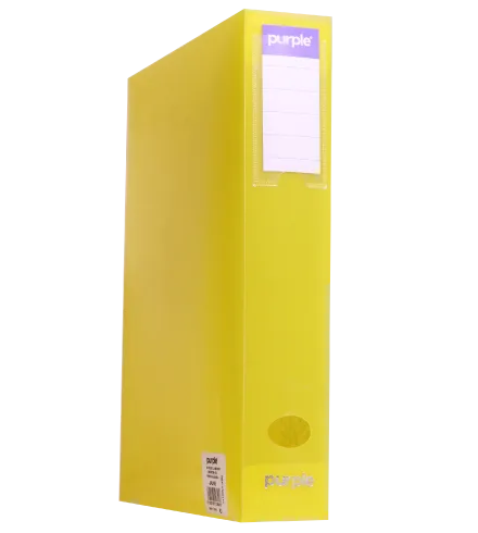 Boite de classement Personnalisable Dos 60mm EVIDENCE — Jaune